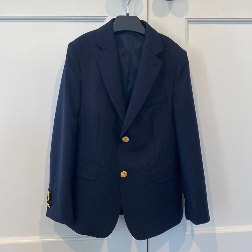 Vineyard Vines Navy Stretch Blazer worn one time for 3 hours. Size 7